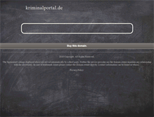 Tablet Screenshot of kriminalportal.de